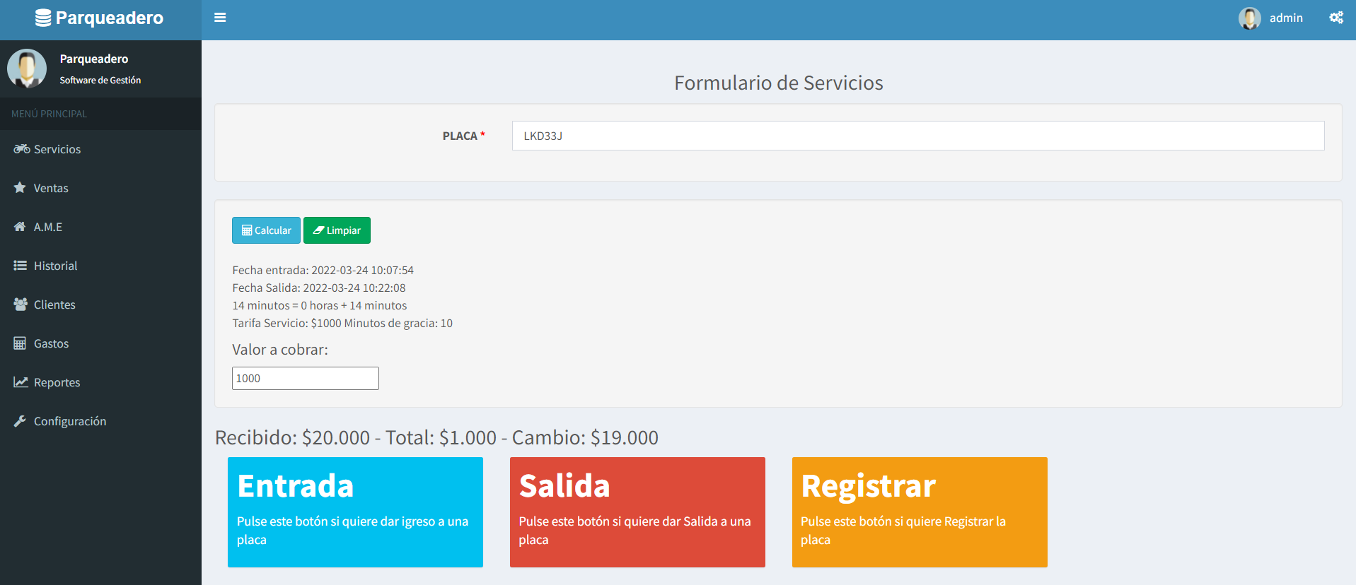 dsytec sistema de parqueaderos